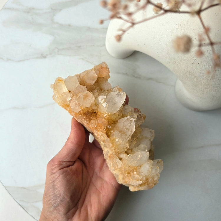 Golden Healer Crystal Cluster