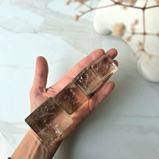 Smokey Quartz Crystal Cube High Quality
