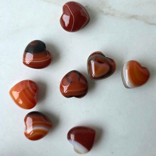 Carnelian Crystal Mini Heart