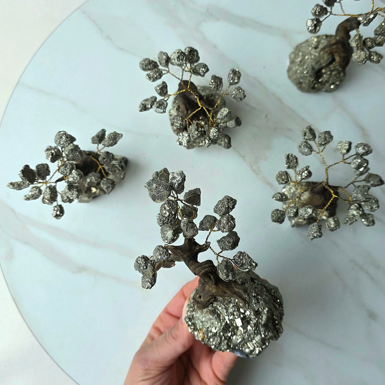 Pyrite Crystal Abundance Tree Small