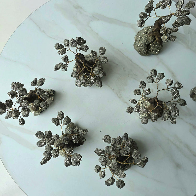 Pyrite Crystal Abundance Tree Small