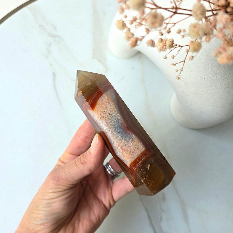 Carnelian Crystal Obelisk Tower Points