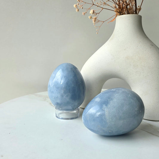 Celestite Crystal Polished Egg
