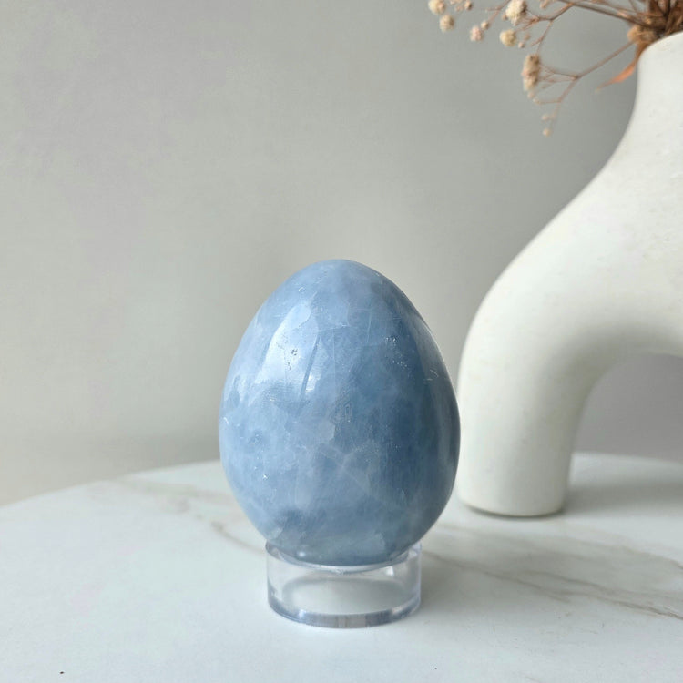 Celestite Crystal Polished Egg