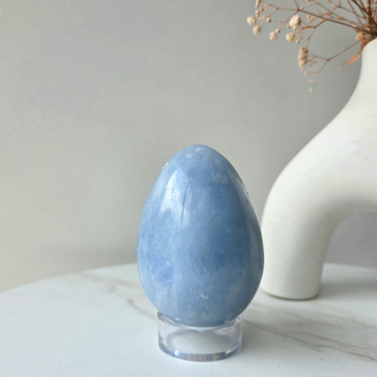 Celestite Crystal Polished Egg