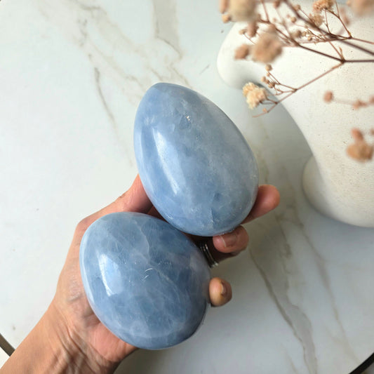 Celestite Crystal Polished Egg