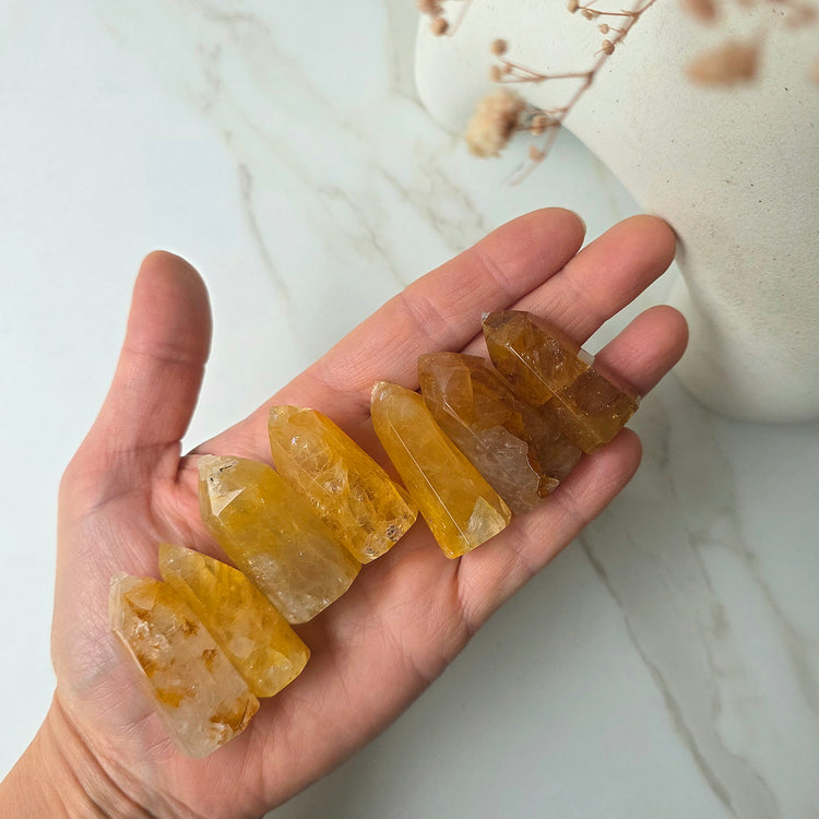 Golden Healer Crystal Point