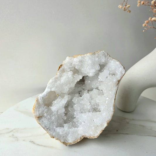 Clear Quartz Crystal Moroccan Geode 10