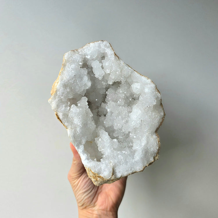 Clear Quartz Crystal Moroccan Geode 10