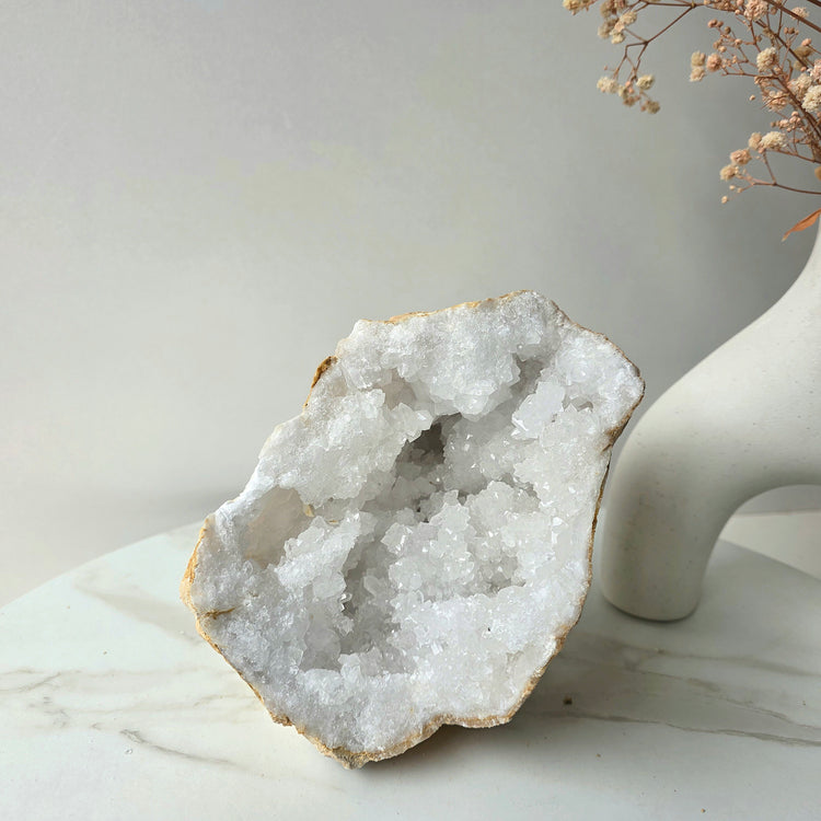 Clear Quartz Crystal Moroccan Geode 10