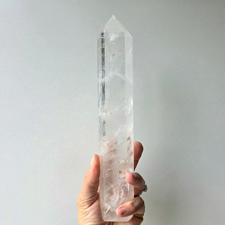 Clear Quartz Crystal Tower Point