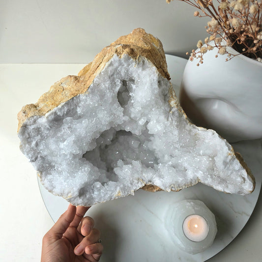 Crystal Quartz Moroccan Geode Crystal XXL