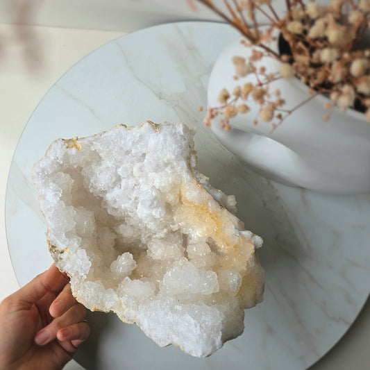 Clear Quartz Moroccan Geode Crystal XL
