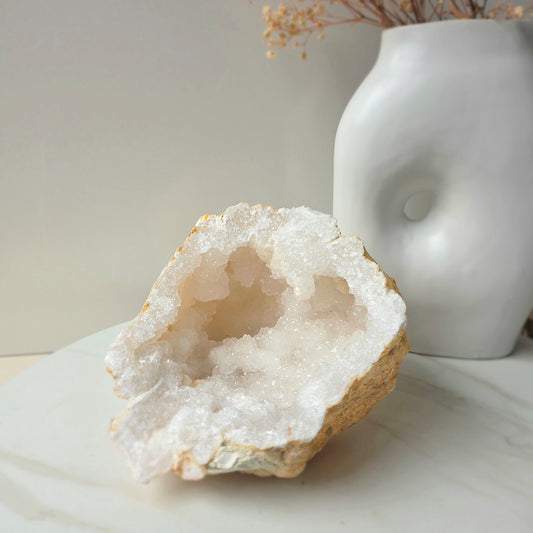 Clear Quartz Crystal Moroccan Geode 2