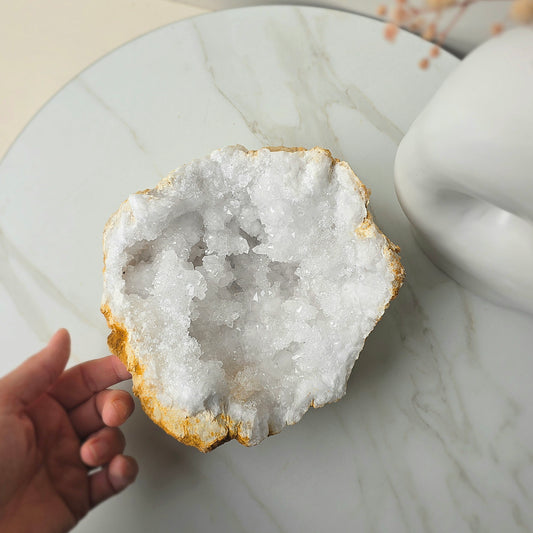Clear Quartz Crystal Moroccan Geode 3