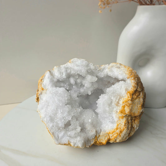 Clear Quartz Crystal Moroccan Geode 4