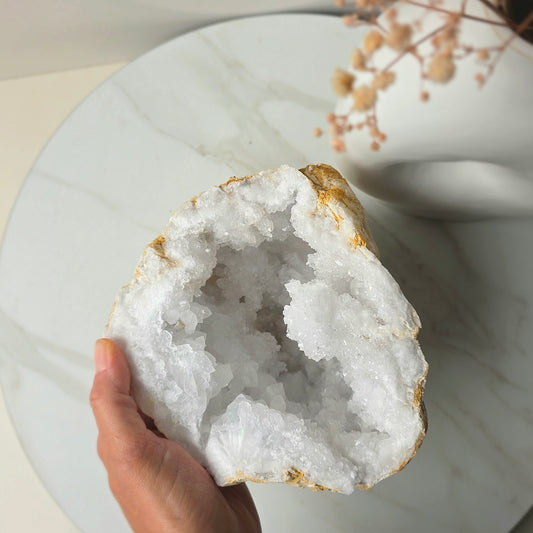 Clear Quartz Crystal Moroccan Geode 5