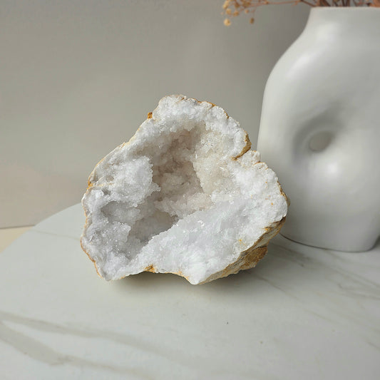 Clear Quartz Crystal Moroccan Geode 6