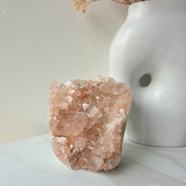Pink Himalayan Crystal Quartz Cluster High Quality AAA 4