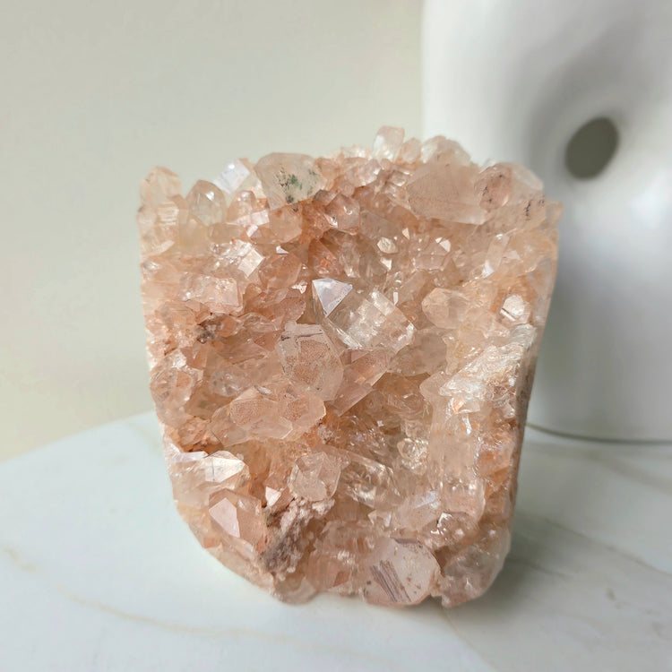 Pink Himalayan Crystal Quartz Cluster High Quality AAA 4