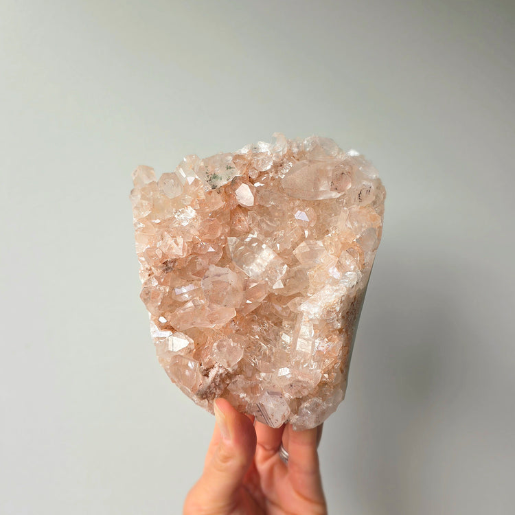 Pink Himalayan Crystal Quartz Cluster High Quality AAA 4