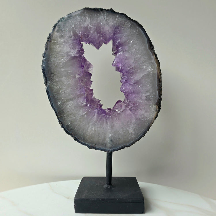 Amethyst Crystal Portal on Stand