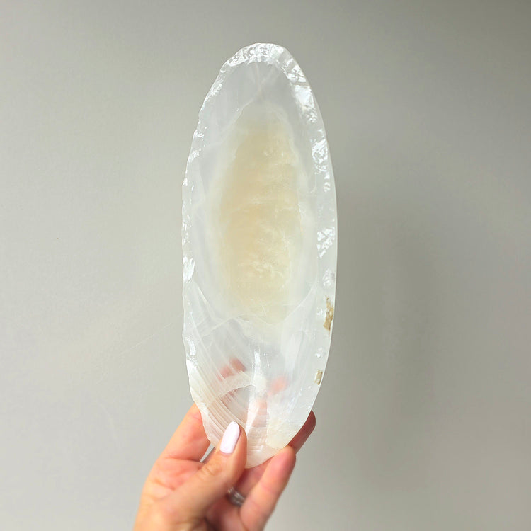 Onyx Crystal Oval Bowl Dish