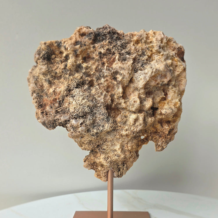 Pink Amethyst Crystal Slab on Stand Brazil High Quality 4