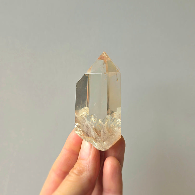 Natural Citrine Crystal Point Brazil High Quality with Stand