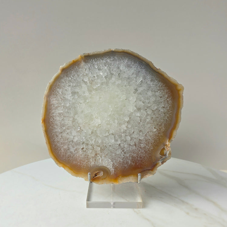 Agate Crystal Slab Slice