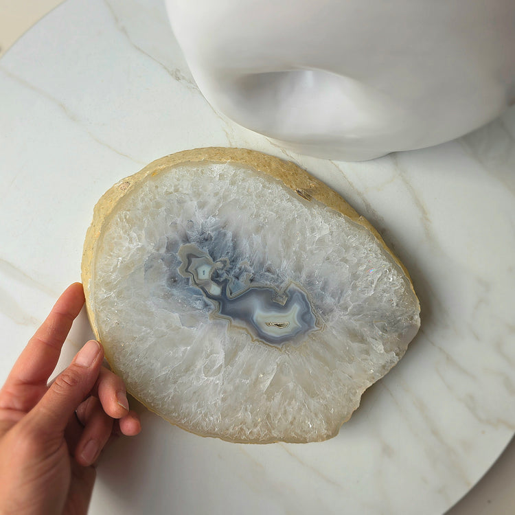 Agate Crystal Slab Slice