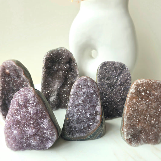 Rainbow Amethyst Crystal Cluster Brazil