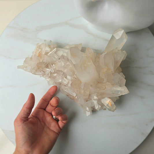 Clear Quartz Crystal Statement XL2