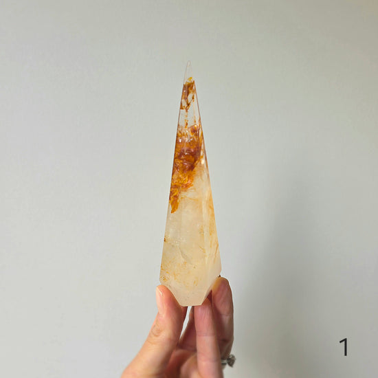 Golden Healer Crystal Diamond - Crystals and Me | Crystal Candles and Ethically Sourced Crystals