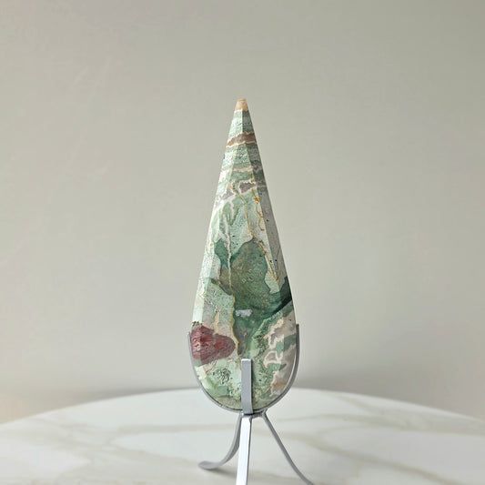 Rare Unicorn Jasper Crystal on Stand