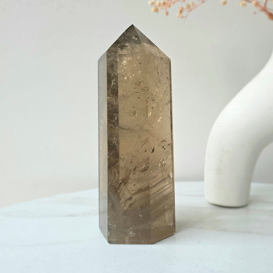 Natural Citrine Crystal Tower Point Obelisk Brazil