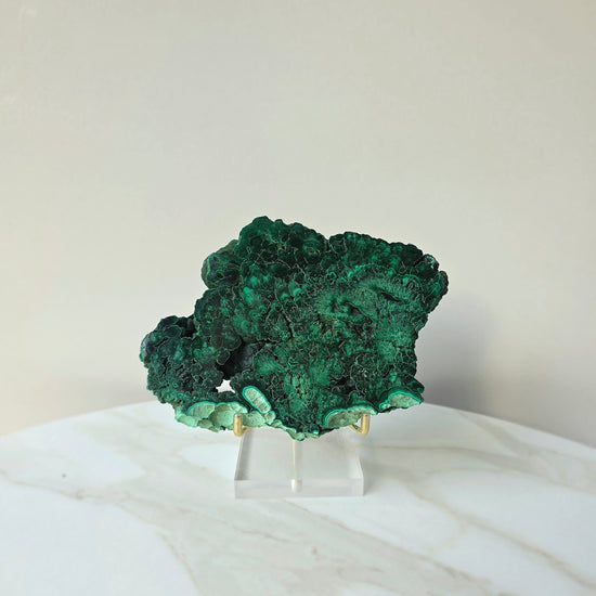 Malachite Crystal Slab Slice Congo High Quality - Crystals and Me | Crystal Candles and Ethically Sourced Crystals