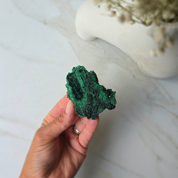 Malachite Crystal Slab Slice Congo High Quality - Crystals and Me | Crystal Candles and Ethically Sourced Crystals