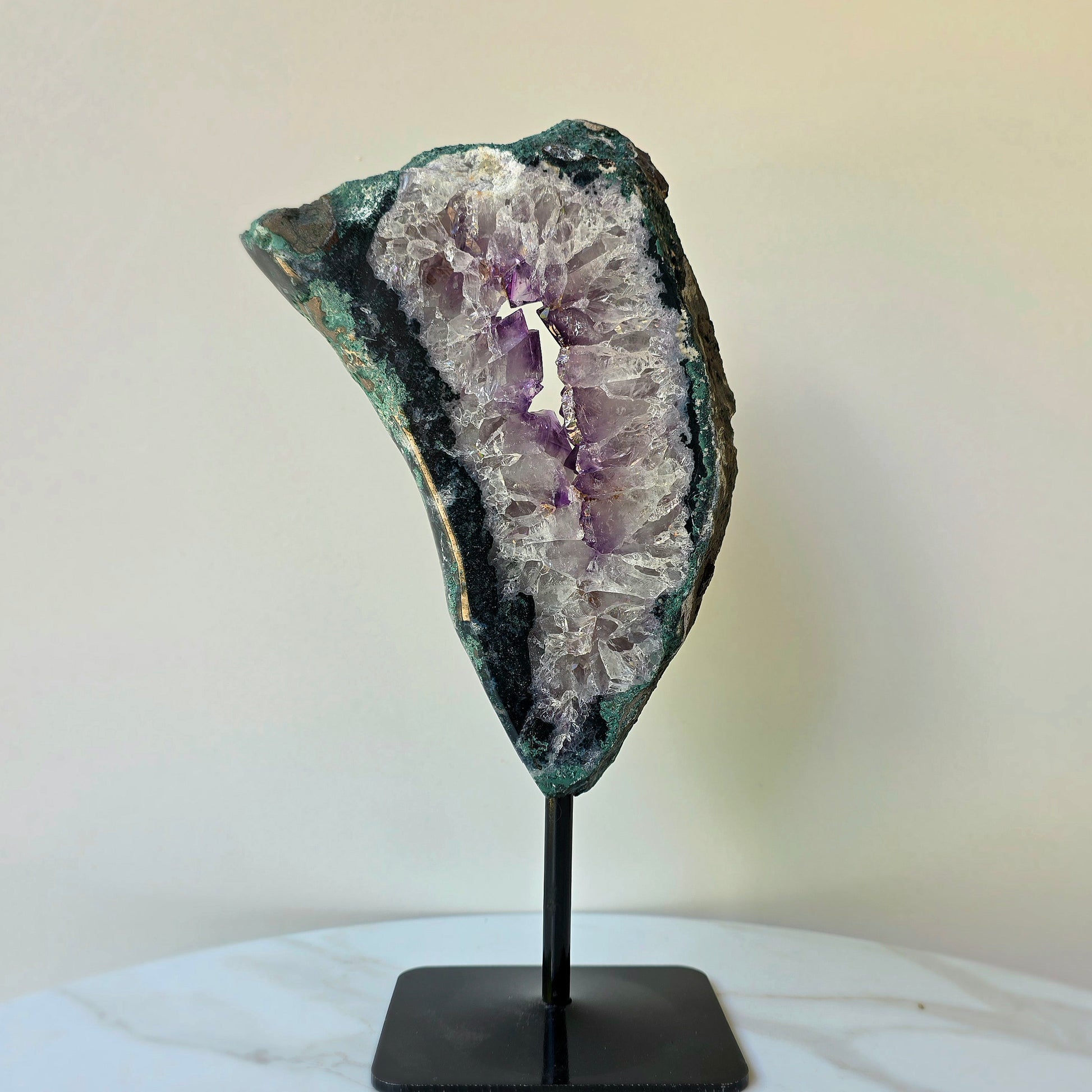 Amethyst Crystal Portal on Stand Brazil - Crystals and Me | Crystal Candles and Ethically Sourced Crystals