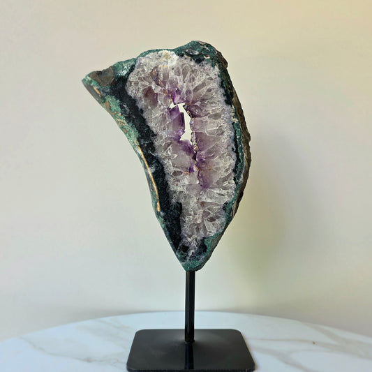 Amethyst Crystal Portal on Stand Brazil - Crystals and Me | Crystal Candles and Ethically Sourced Crystals