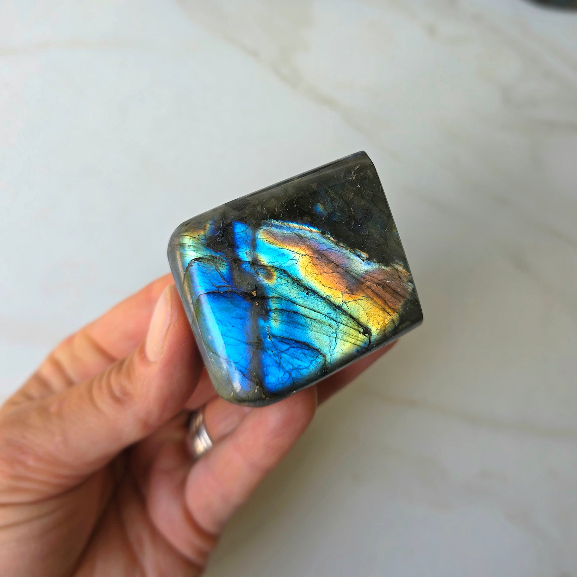 Labradorite Crystal Freeform - Crystals and Me | Crystal Candles and Ethically Sourced Crystals