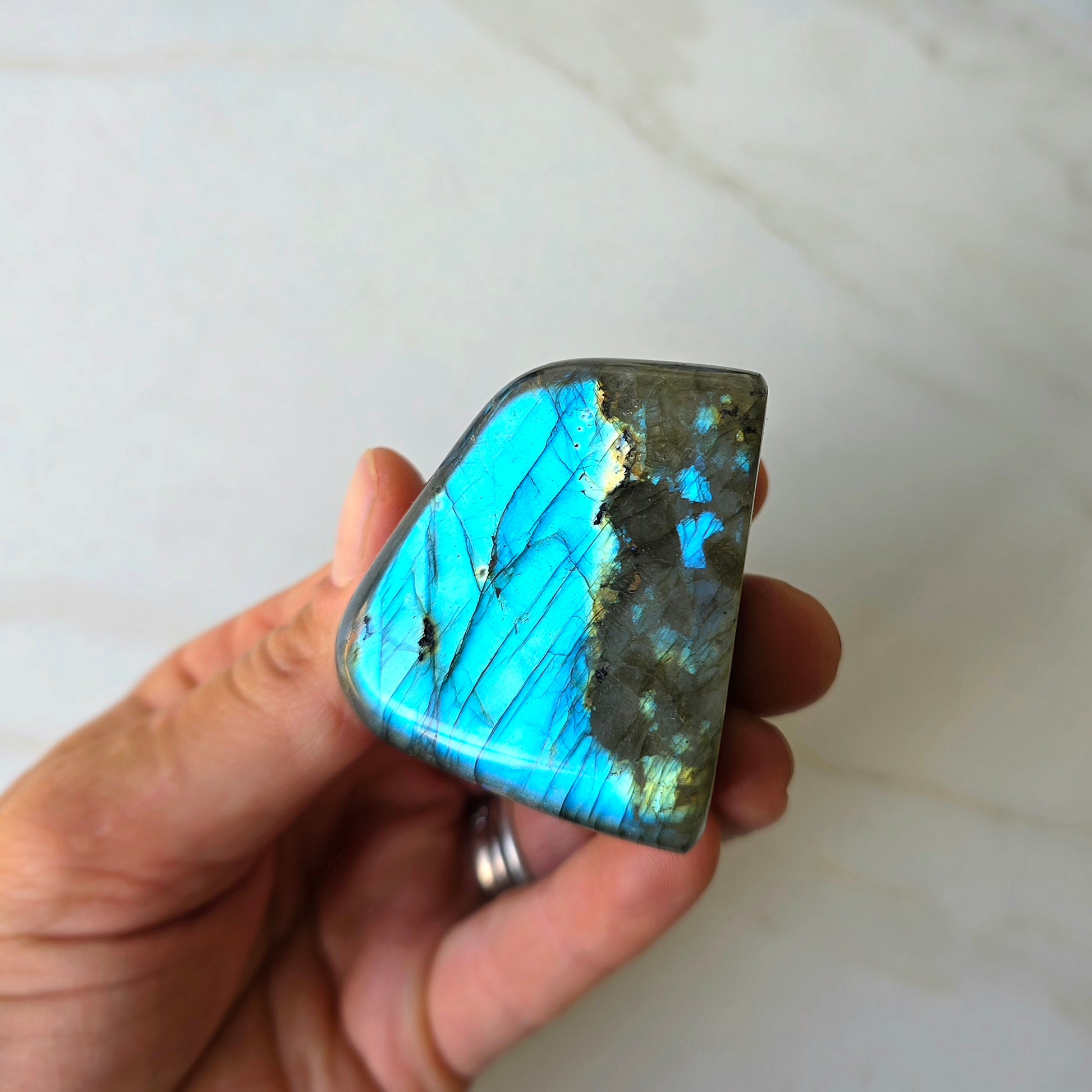 Labradorite Crystal Freeform - Crystals and Me | Crystal Candles and Ethically Sourced Crystals