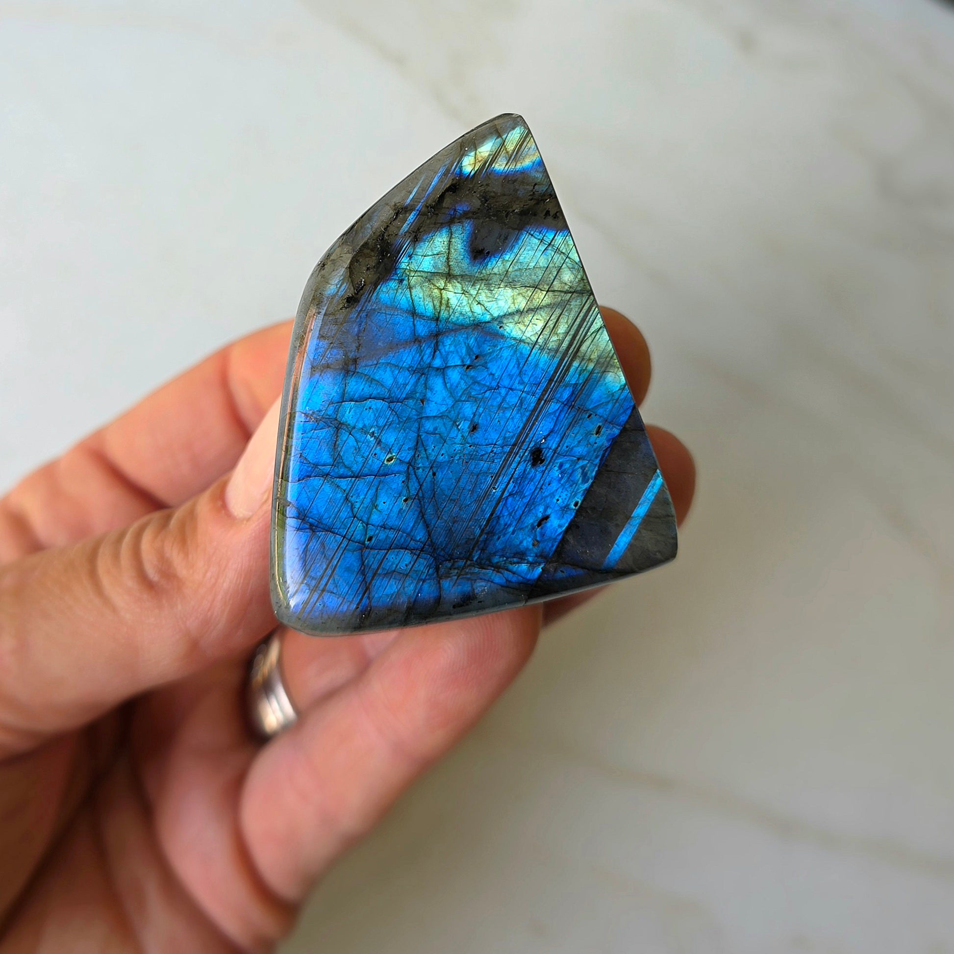 Labradorite Crystal Freeform - Crystals and Me | Crystal Candles and Ethically Sourced Crystals
