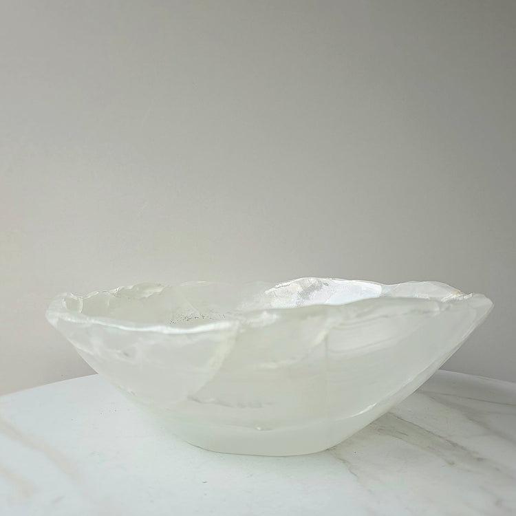 Onyx Crystal Decor Bowl Polished High Quality Mexico - Crystals and Me | Crystal Candles and Ethically Sourced Crystals