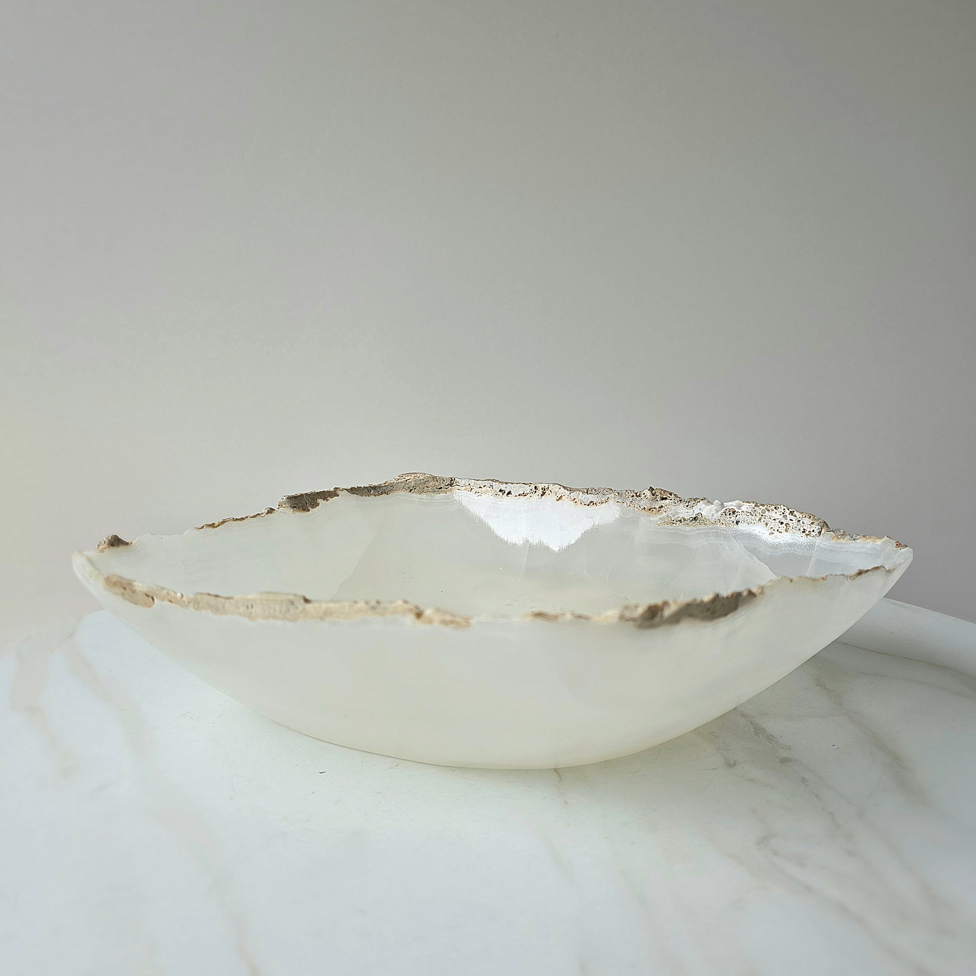 Onyx Crystal Decor Bowl Polished High Quality Mexico - Crystals and Me | Crystal Candles and Ethically Sourced Crystals
