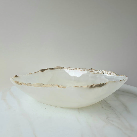 Onyx Crystal Decor Bowl Polished High Quality Mexico - Crystals and Me | Crystal Candles and Ethically Sourced Crystals