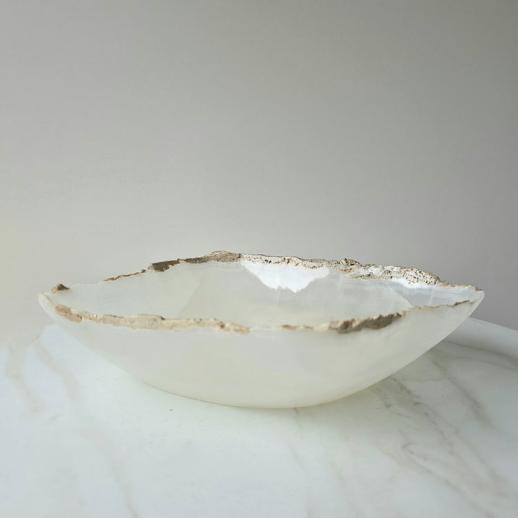 Onyx Crystal Decor Bowl Polished High Quality Mexico - Crystals and Me | Crystal Candles and Ethically Sourced Crystals