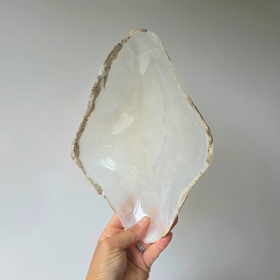 Onyx Crystal Decor Bowl Polished High Quality Mexico - Crystals and Me | Crystal Candles and Ethically Sourced Crystals