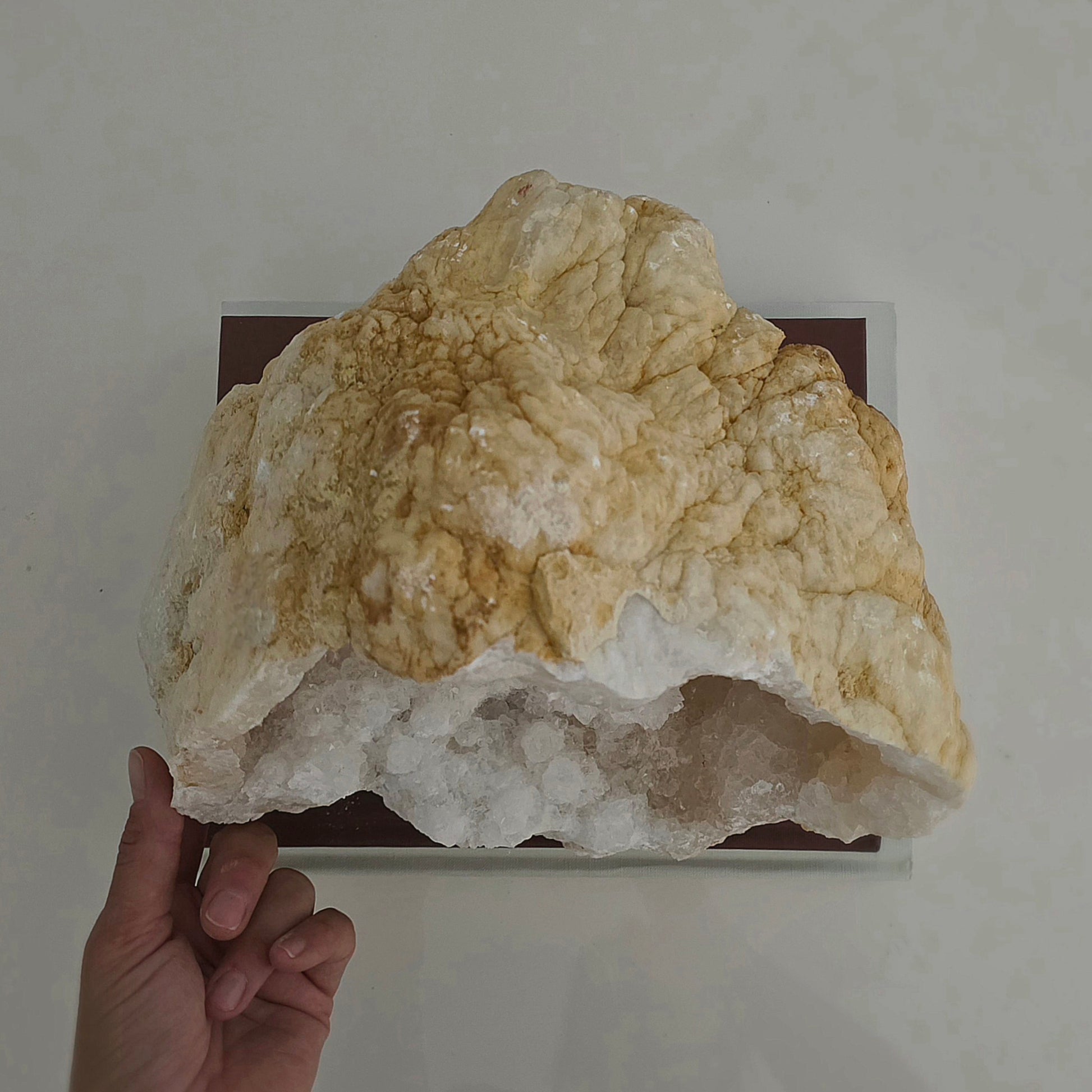 Clear Quartz Moroccan Geode Crystal XXL Statement 33 - Crystals and Me | Crystal Candles and Ethically Sourced Crystals