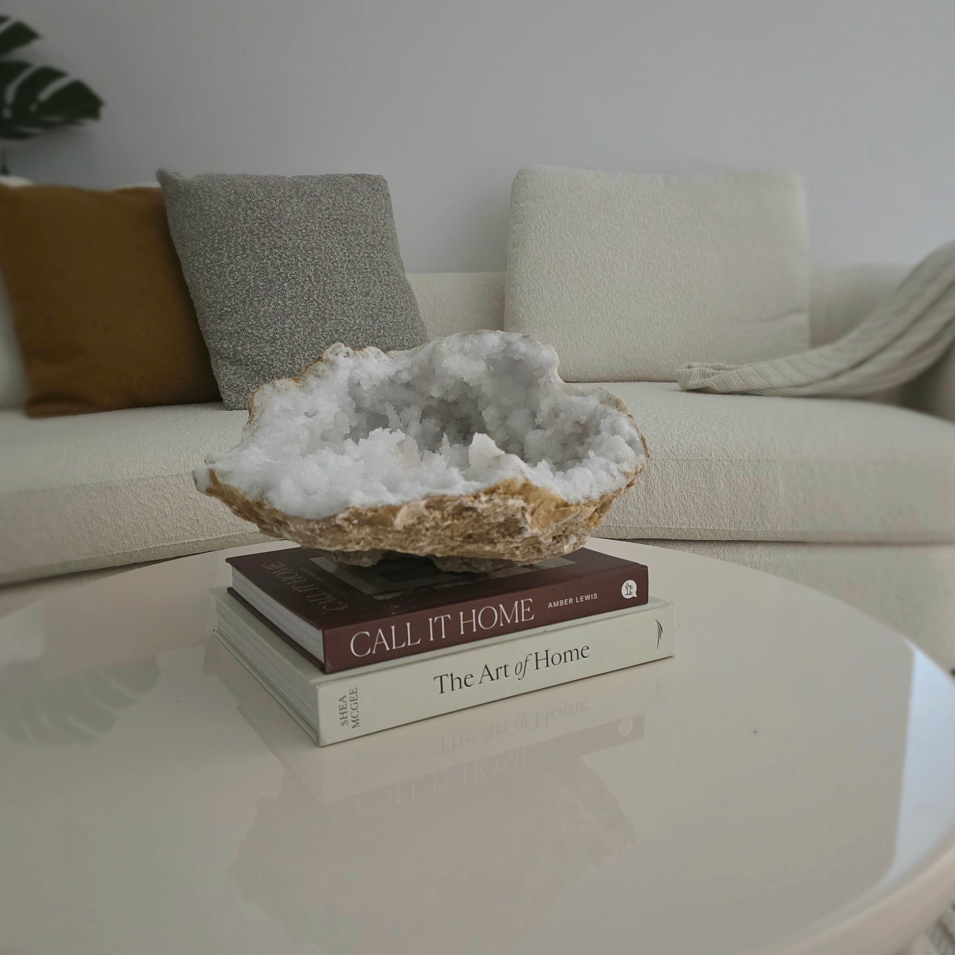 Clear Quartz Moroccan Geode Crystal XXL Statement 44 - Crystals and Me | Crystal Candles and Ethically Sourced Crystals